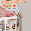 keny 29"-42.5" Baby Gate for Stairs, Auto Close Safety Dog