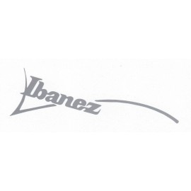 Ibanez SILVER GREY METALLIC guitar neck decal, Sticker, logo 5.5" long