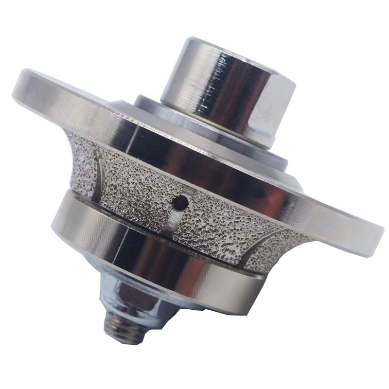 MOSTARTOOLS 1/2 Inch Demi Bullnose Half Bullnose Coarse Vacuum Brazed
