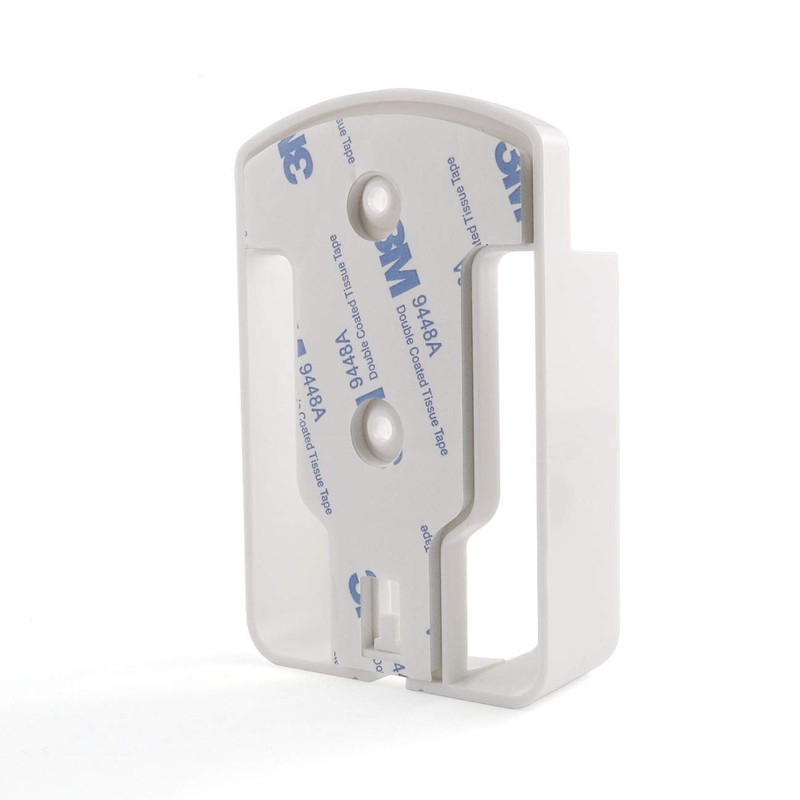E-outstanding Remote Control Rack Holder White Wall-Mounted Organizer Self Adhesive