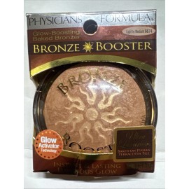 Physicians Formula Bronze Booster, Glow-Boosting Baked Bronzer, 6674 Light to Medium, 0.24 oz (7 g)