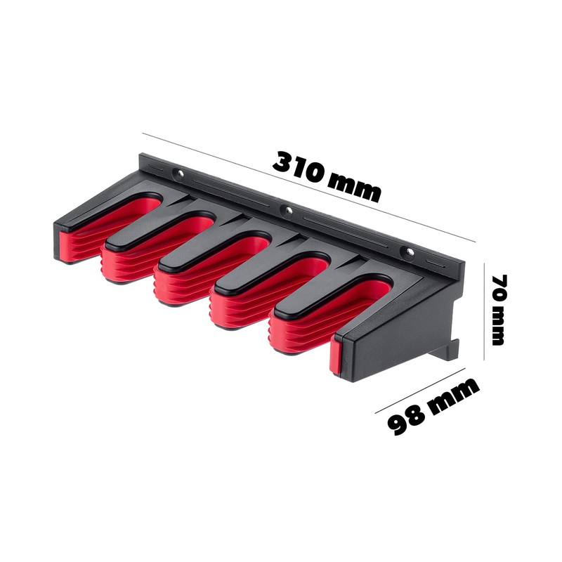 KADAX Tool Wall Holder, Clamp Strips in Various Sizes, Screw