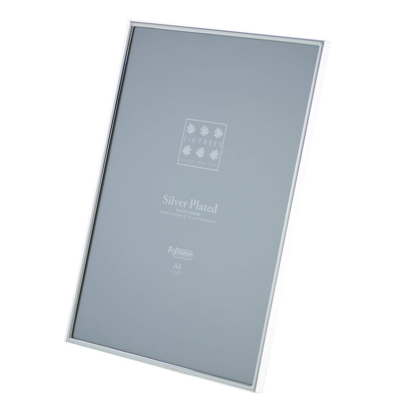 Sixtrees Cambridge 2-400-A4 Silver Plated Photo Frame for an A4