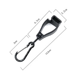 Bamyli 6 Stück Handschuhclips, Handschuhhalter, Arbeitshandschuh, Grabber Clip für Arbeiten im Freien, Handschuhzange für Arbeitshandschuhe