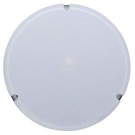 Luceco LED Mosi Bulkhead Round 200 mm 735LM 7W IP65 4000K Black Standard