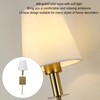 E26 E27 Wall Lampshade Retro Industrial Fabric Wall Light Shade