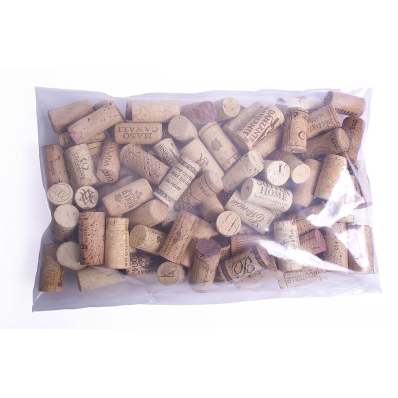 Assorted Used Wine Corks for Up-cycle Crafts and More (100