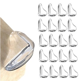 (20 pcs) Corner Protector for Baby, Clear Corner Protectors, Furniture Corner Guard & Edge Safety Bumpers to Cover Sharp Furniture & Table Edges