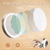 1X/20X Wall Mounted Makeup Mirror with Light, 8" Rechargeable Double-Sided