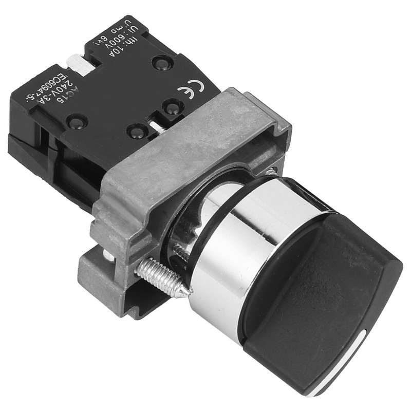 10Pcs BERM Button Switches Normally Closed Safety 2Level Knob Switch