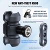 KAPARNER Motorcycle Phone Clip Kit, for 8-10mm Screw/Mirror Install, Anti-Theft