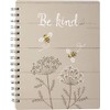 Primitives by Kathy 105402 Be Kind Spiral Notebook, 9-Inch, Beige