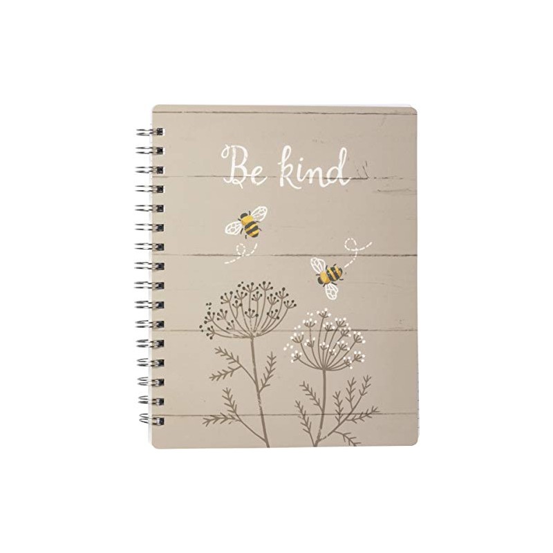 Primitives by Kathy 105402 Be Kind Spiral Notebook, 9-Inch, Beige