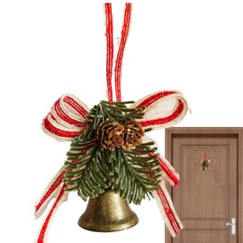 Christmas Door Bell | Door Hanger Decoration Christmas Tinkle Bell | Jingle Bell Tree Decoration Reusable for Indoor Outdoor Christmas Tree