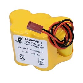 BatteryGuy 6V 1800mAh Nickel Cadmium Battery - BGN1800-5FWP-PRB830EC (Rechargeable)