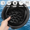 Silicone Face Bowl for Ice with Built-In Icetray, Collapsible Face