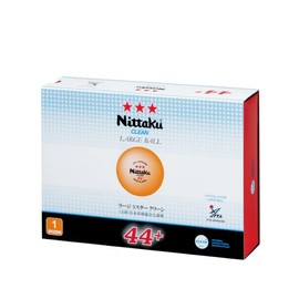 Nittaku NB1641 Table Tennis Ball, Large 3 Star, Clean, 1 Dozen, Large Ball, Certified Ball, Antibacterial, 1.7 inches (44 mm)