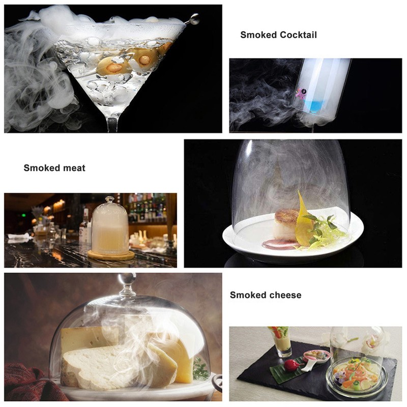 Portable Cocktail Smoker Handheld Smoking Machine Food Drinks Meat Nut