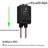 WOODGUILIN Wireless Relay Switch 12V Remote Control Switch DC12V/24V/48V/72V 30A