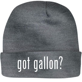 Shirt Me Up got Gallon? - A Nice Beanie Cap, Grey, OSFA