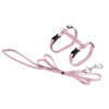 Flamingo Cat Harness with leash Ziggi Light pink 22-36cm 27-46cm