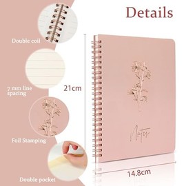 3pc Cuaderno Espiral Cuadernos Diarios Escuela Diario Lindo Spiral Notebook