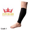 Ziperior 15-20 mmHg Compression Shin Calf No Foot Inside Leg