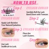 Azenlo Natural Lash Clusters Kit Wispy Eyelash Clusters 120 pcs