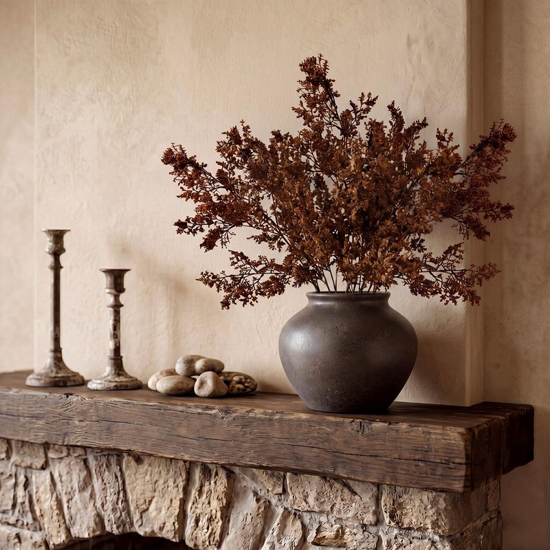 Luinabio 3 Pcs 44 Inch Faux Fall Branches for Vase,