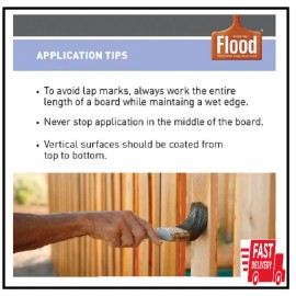 1 gal. Clear CWF-UV Acrylic Exterior Wood Finish Quick Dry Formula Sealer