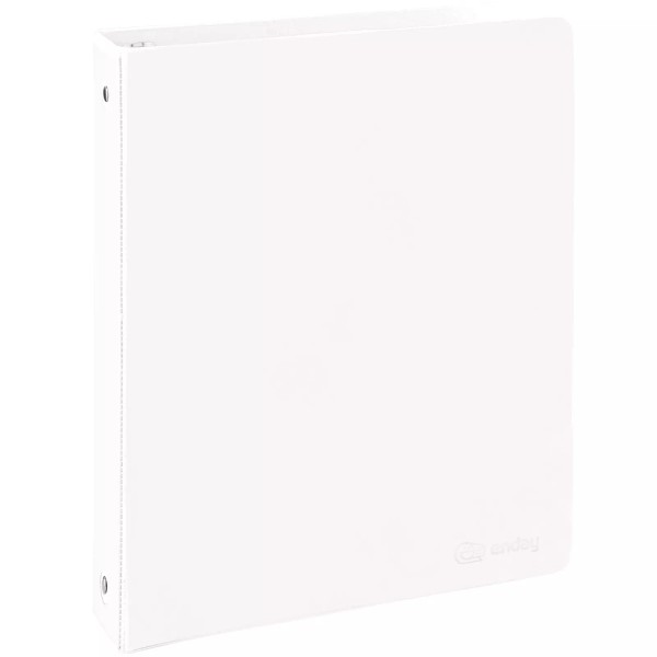 Enday 3 Ring Binder 1.5 Inch White, 1 ½ inch