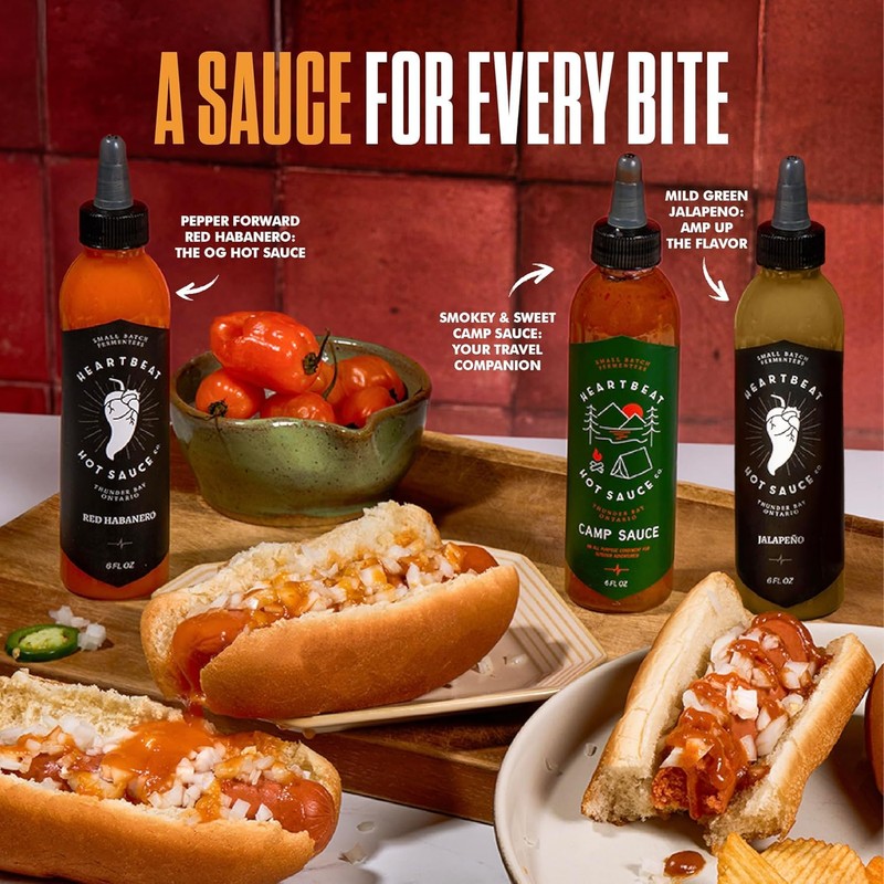 Heartbeat Hot Sauce Co. | Classic Variety Pack 6 oz.
