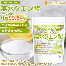 NICHIGA Anhydrous Citric Acid (Austria) 31.7 oz (900 g), Food Additive, Edible Non-GMO Ingredients Derived from GMO, Citric Acid [01]