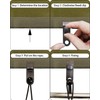 ABINLIN Tarp Clips Heavy Duty Lock Grip 30 Pcs -