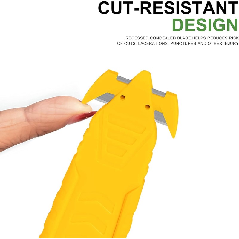 40 Pcs Safety Box Cutter T TOVIA Knife of Double-sided