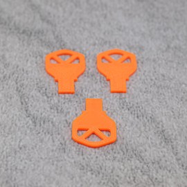 ULEIVA 3 Pcs Replacement Keys Orange Compatible with USM Haller Simple Lock Handle Furniture System Furniture
