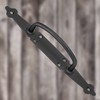 KOTARBAU® Door Handle 270 mm Wrought Iron Door Handle Black