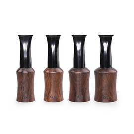 MUXIANG - Juego de 4 tamaños para boquilla de cigarros de madera de ébano (38-42/43-47/48-52/53-57)
