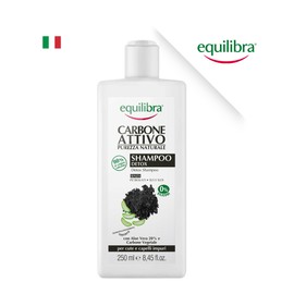 Balance Equilibra Carbon Shampoo, hypoallergenic, good scalp care, organic, oily, sensitive, dead skin, men's slightly acidic, natural / 에퀼리브라 카본 샴푸 저자극 성분좋은 두피 케어 오가닉 지성 민감성 각질 남자 약산성 자연