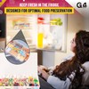 G4GADGET 18-Grid Clear Plastic Storage Box – Stackable Organizer for