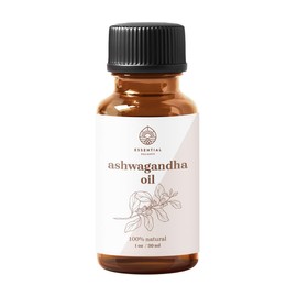 Ashwagandha Herbal Oil by Essential Delights - 1 oz | Pure Ashwagandha Extract for Skin & Hair Care | Vegan & Cruelty-Free
