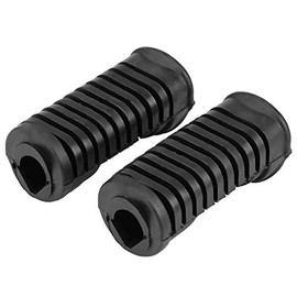 Motorcycle Front Footpegs, Motorcycle Front Footpegs Plate Footrest Rubber Pad Grip Cover for 125cc CG 125