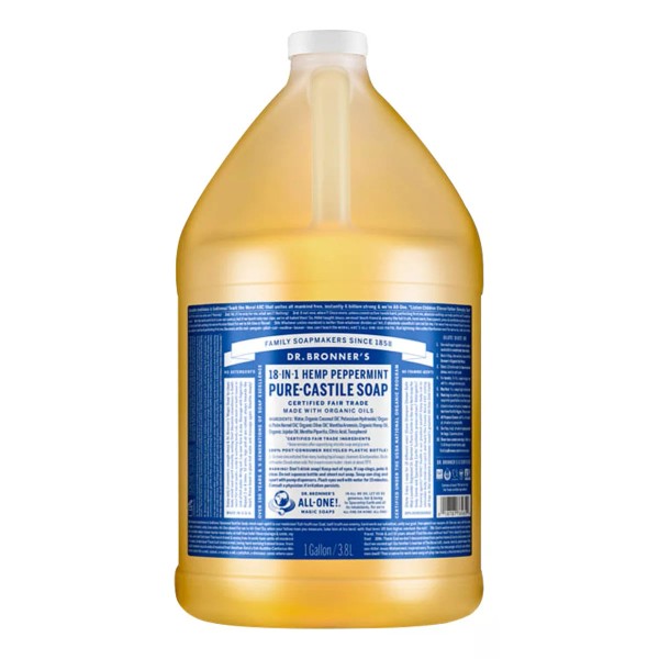 Dr. Bronners Jabón Liquido De Castilla Organico Dr Bronner's Menta