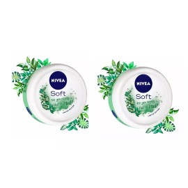Nivea Soft Chilled Mint 200 ml With Jojoba and vitamin E pack of 2