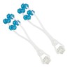 2-stage face roller - 2 pieces, blue / 2단 페이스롤러 - 2개, 블루