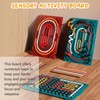 Sensory Activity Board, 2 Pcs Double Side Silicone Sensory Mats