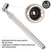 Measureman Heavy Duty Large Bore Dual Head Truck Tire Gauge,