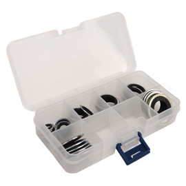 Air Conditioning Seal Kit, Complete Strong Sealing AC Compressor Seal Kit Universal with Transparent Storage Box for Compressor