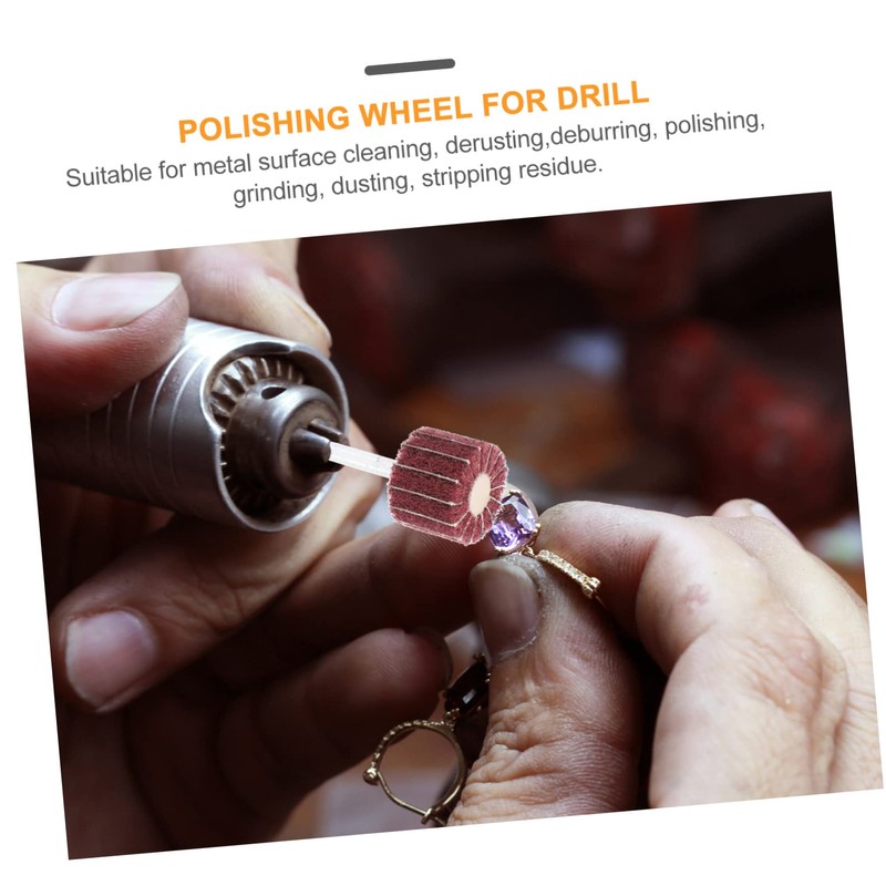 Mobestech Rust Burr Removal Electric Grinding Head Kit 10pcs Iron