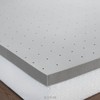 Lucid 3 Inch Ventilated Bamboo Charcoal Memory Foam Mattress Topper,